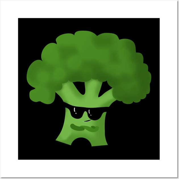 Cool broccoli Wall Art by WordsGames